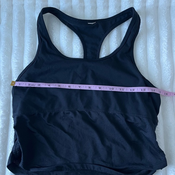 Fabletics Black Racerback Tank Top - Picture 2 of 6